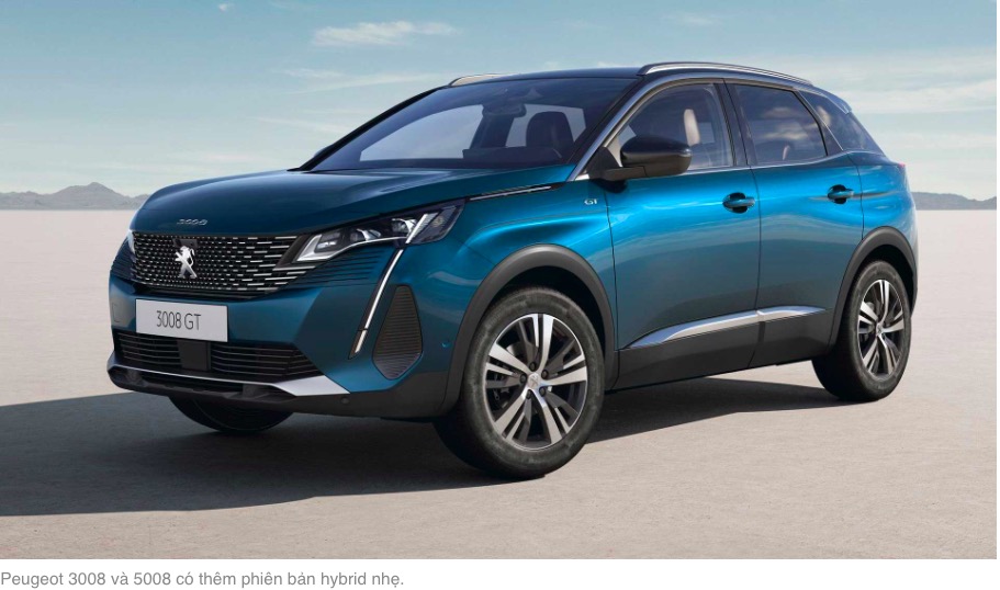 Peugeot 3008 và 5008 có thêm phiên bản hybrid